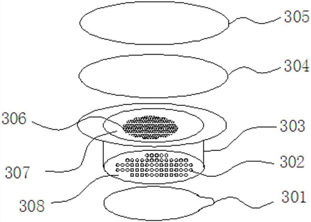 Self-heating moxibustion stick, bubble cap air hole forming device and production line