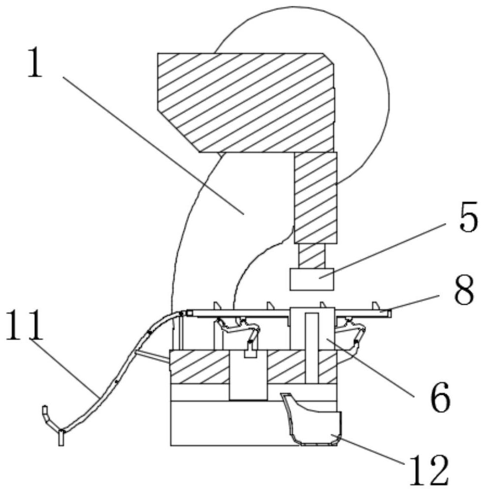 Novel plate stamping mechanical equipment convenient for stamping