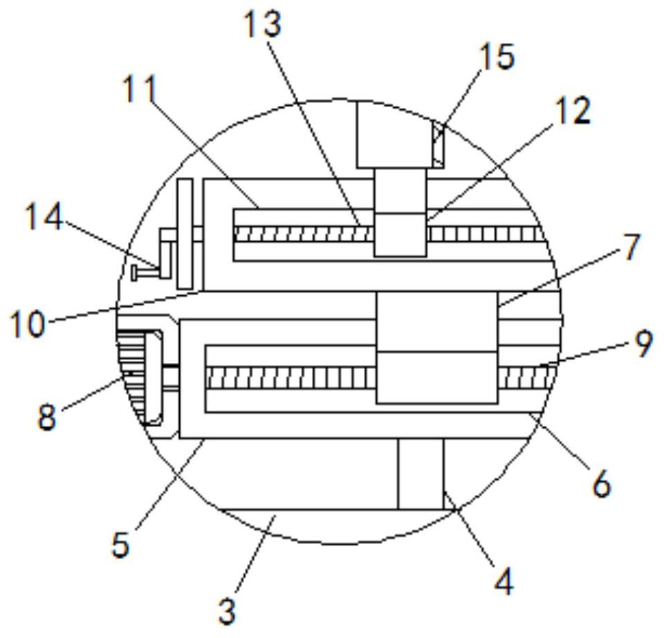 Graded grinding and crushing device for graphene production