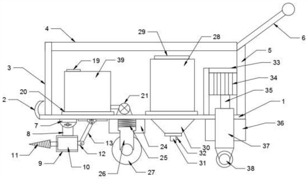 A kind of Chinese herbal medicine planting machine