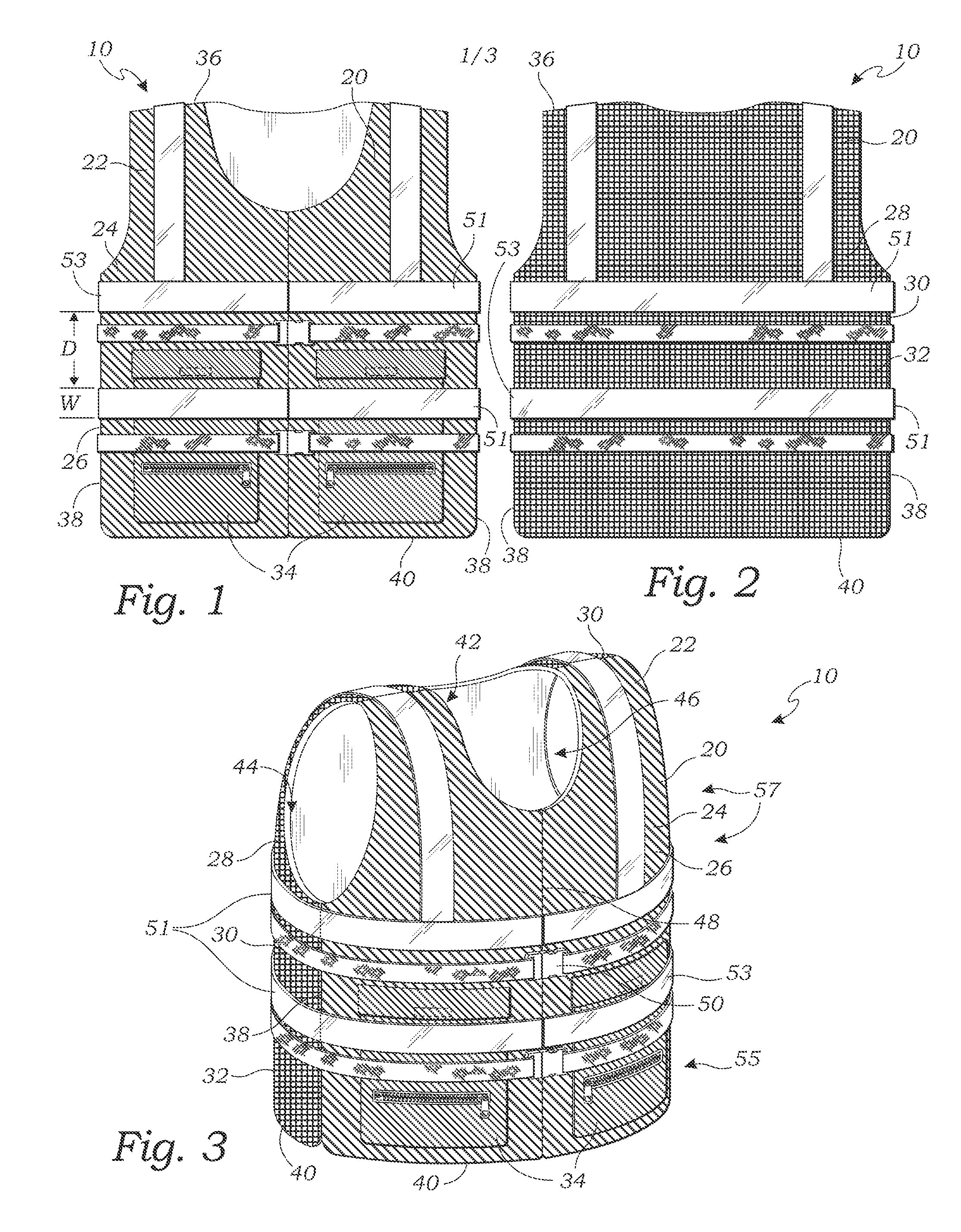 Directional safety vest