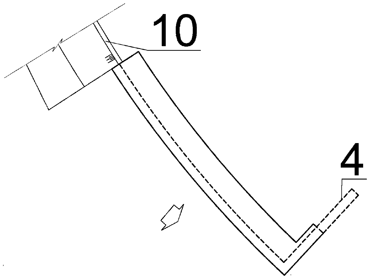 Concrete anti-scour guide wall structure and construction method