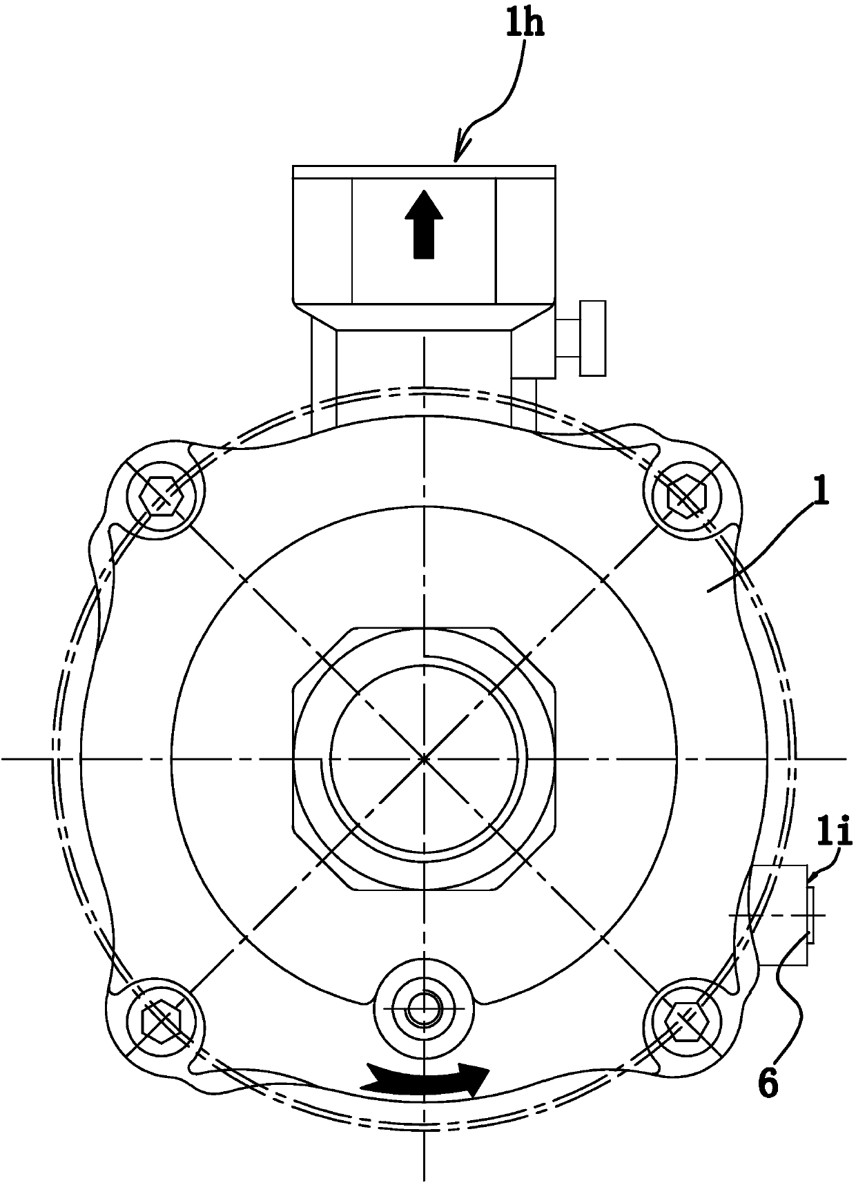 Centrifugal vortex water pump