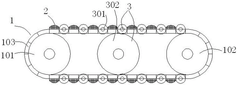 Crawler type beef cattle massager with hair clearing function