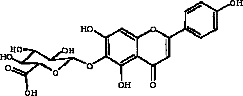 Application of isobaicalin in preparation of medicine