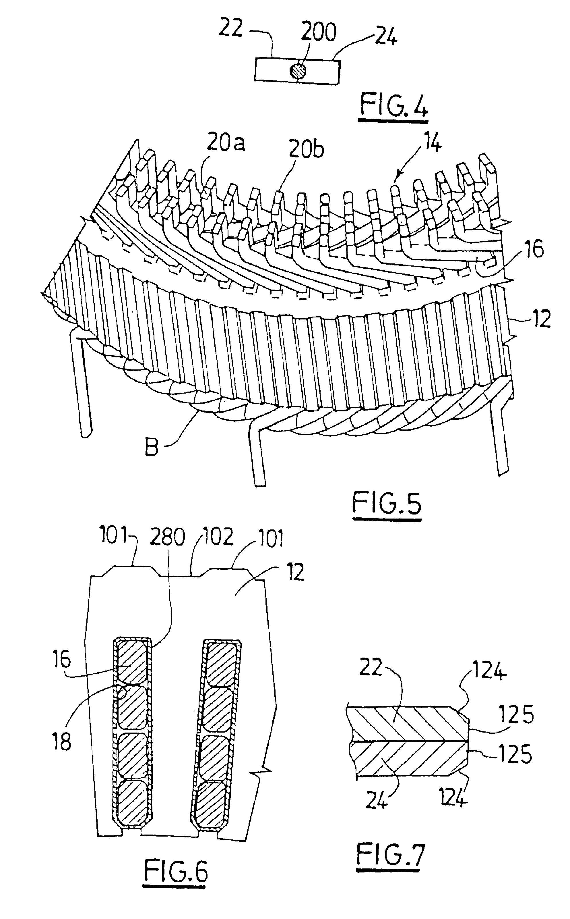 Method for assembling conductive segments of a rotor winding or stator winding in a rotary electric machine