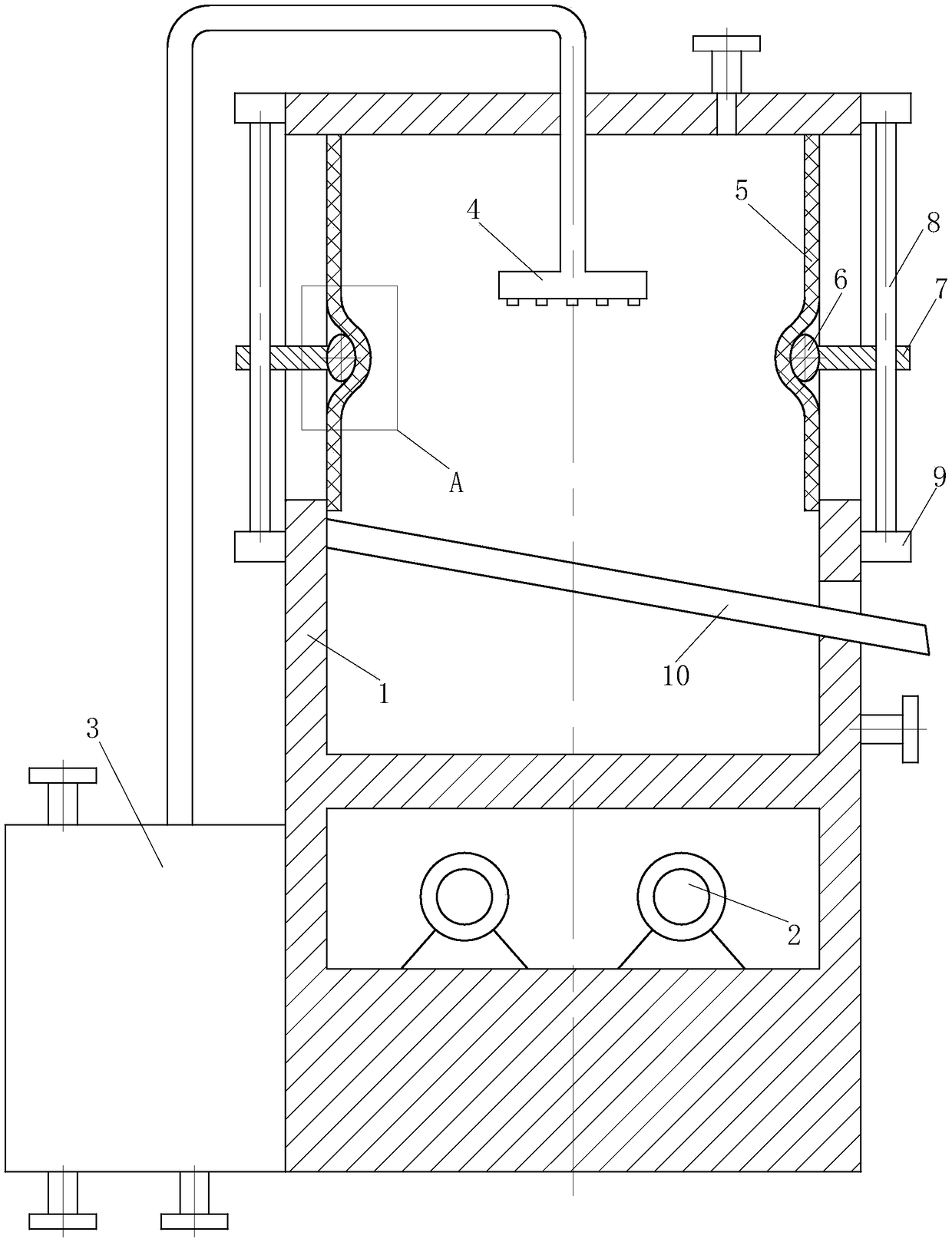 Industrial-high-salinity-wastewater desalting system