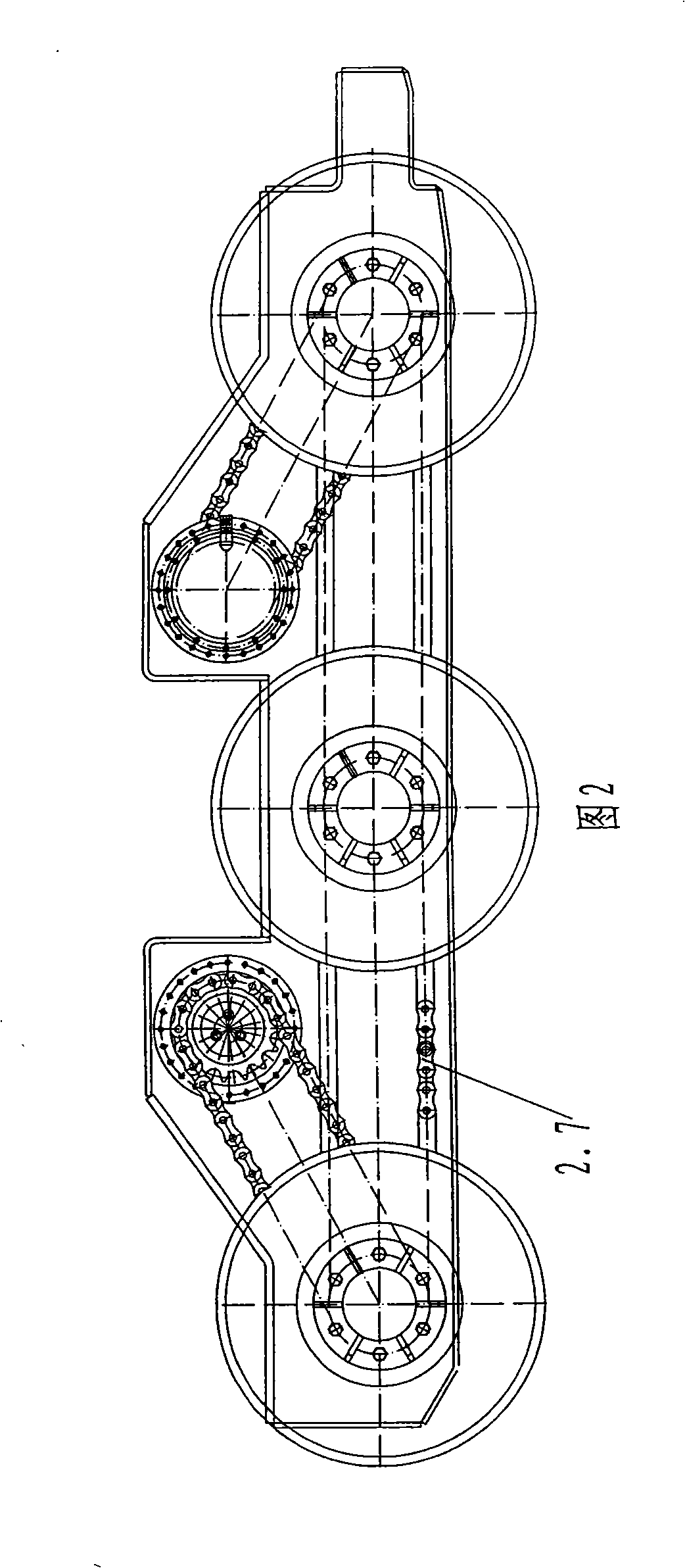 Plastic core-rubber-tire trucks for crossheading