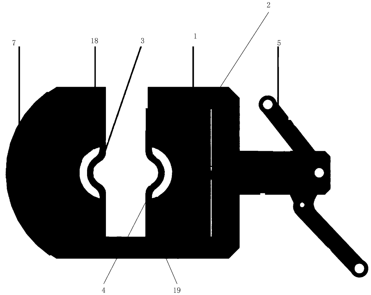 Voltage and current combined sensor and voltage and current detection system