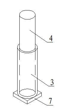 Round steel replaced cutting platform