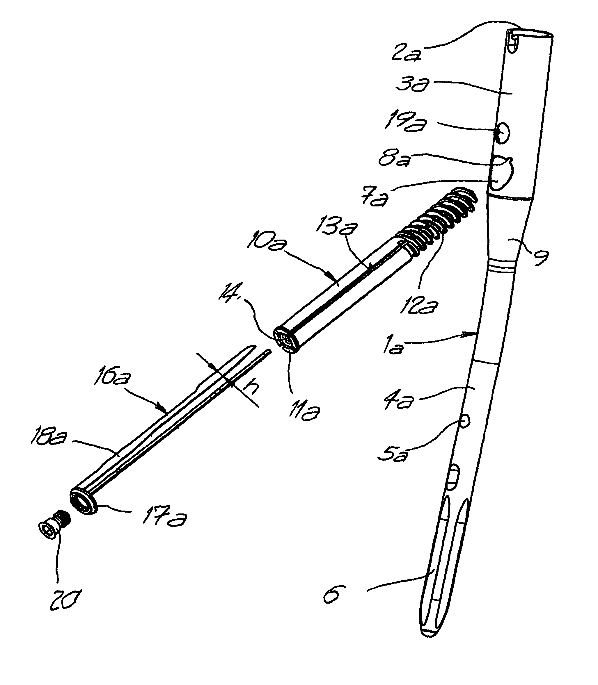 Intramedullary nail for femur fracture fixation