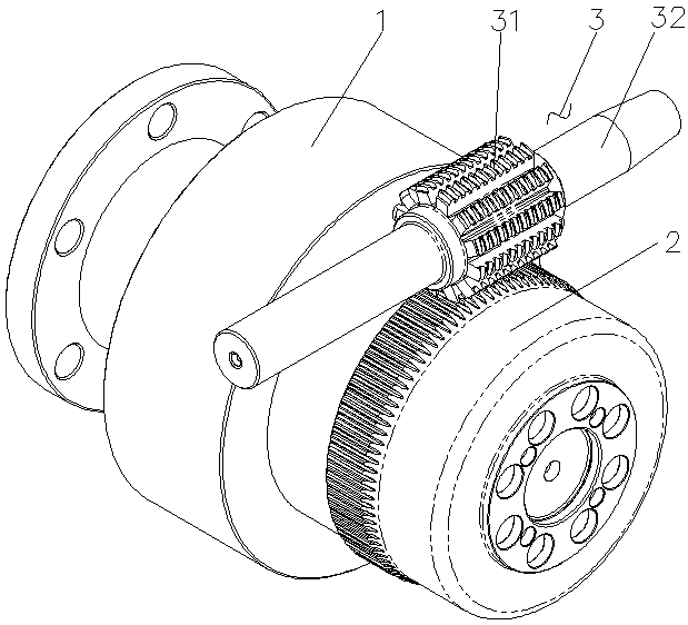 Hobbing tool of harmonic reducer flexible wheel