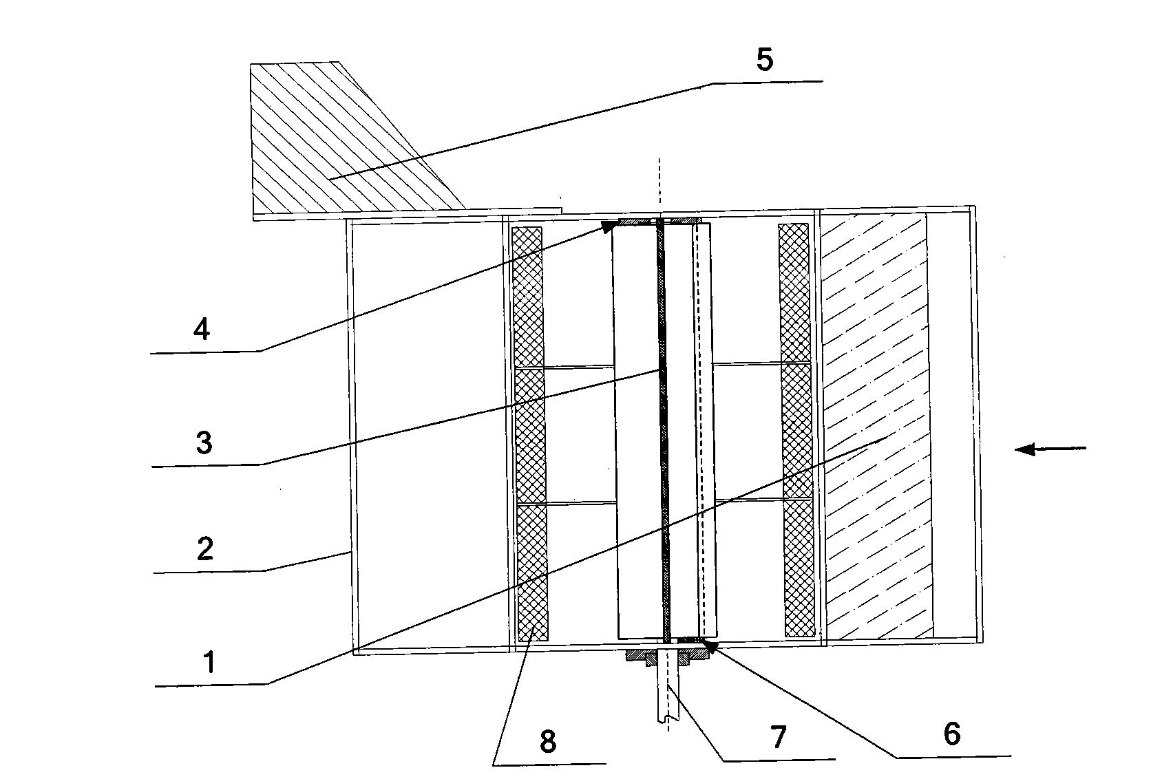 Self-navigation wind gathering device for vertical axis wind driven generator