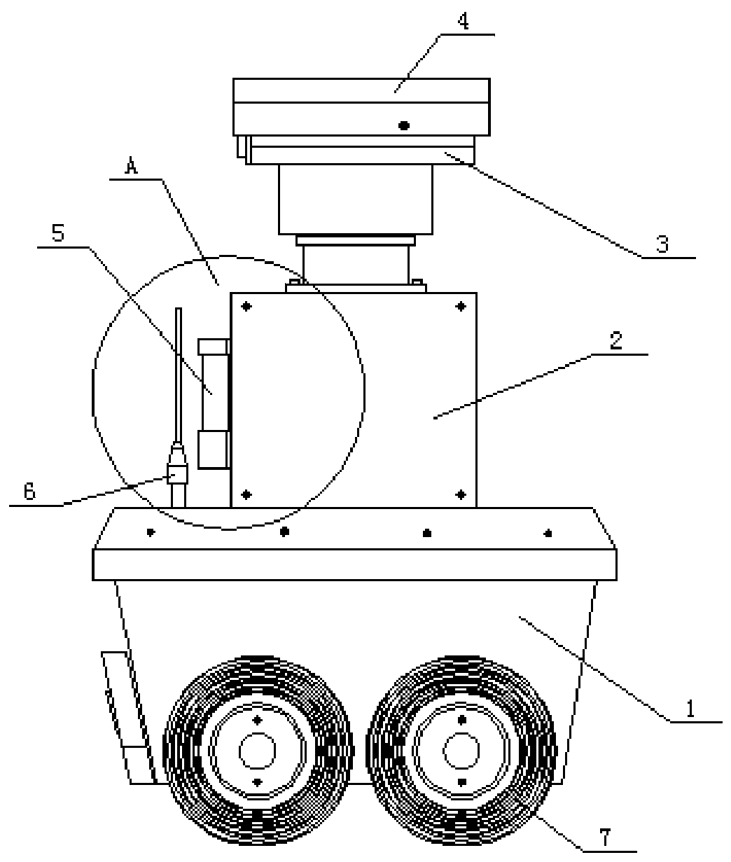 Transformer substation inspection robot