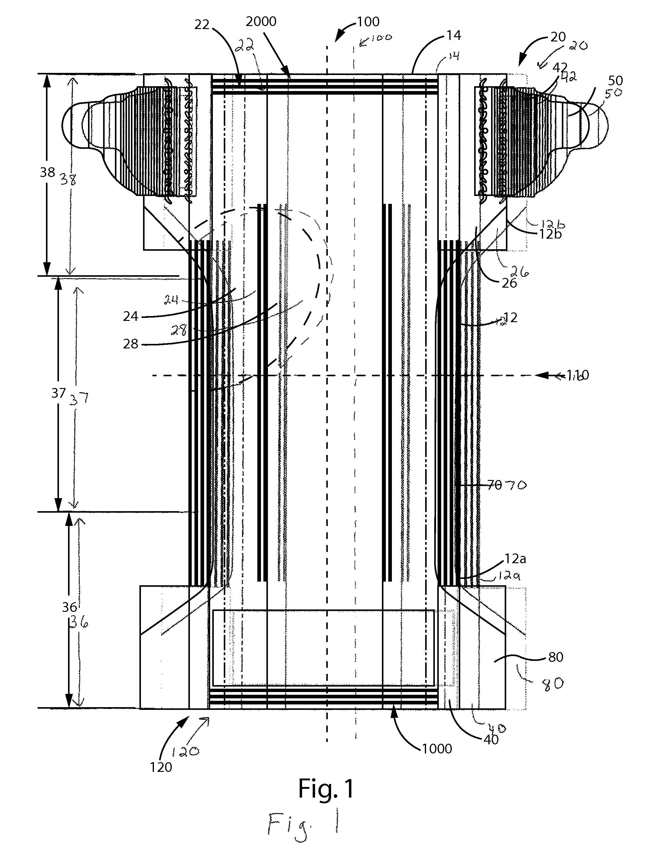 Absorbent Article With A Waistband Having Consolidation