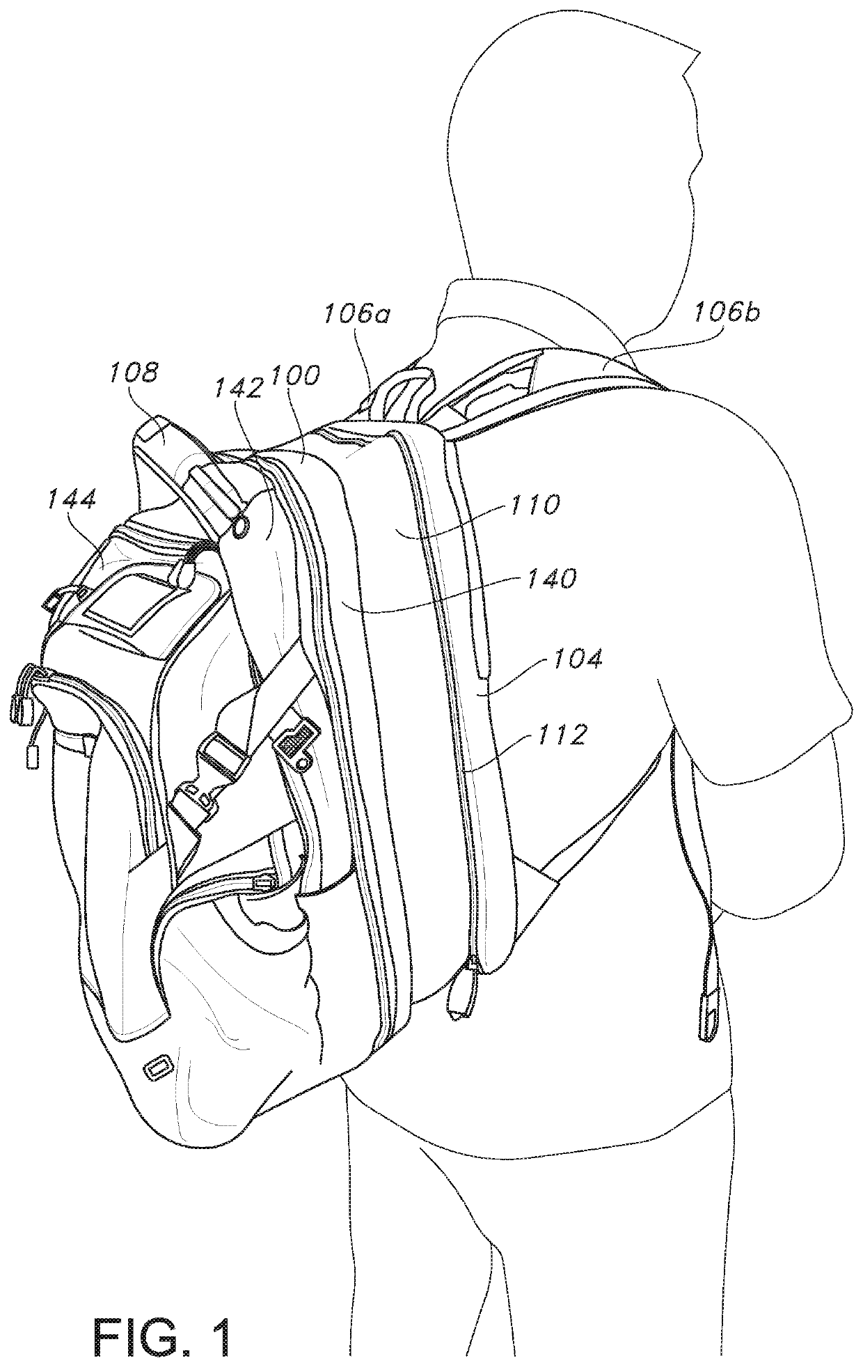 Combined backpack and body armor carrier