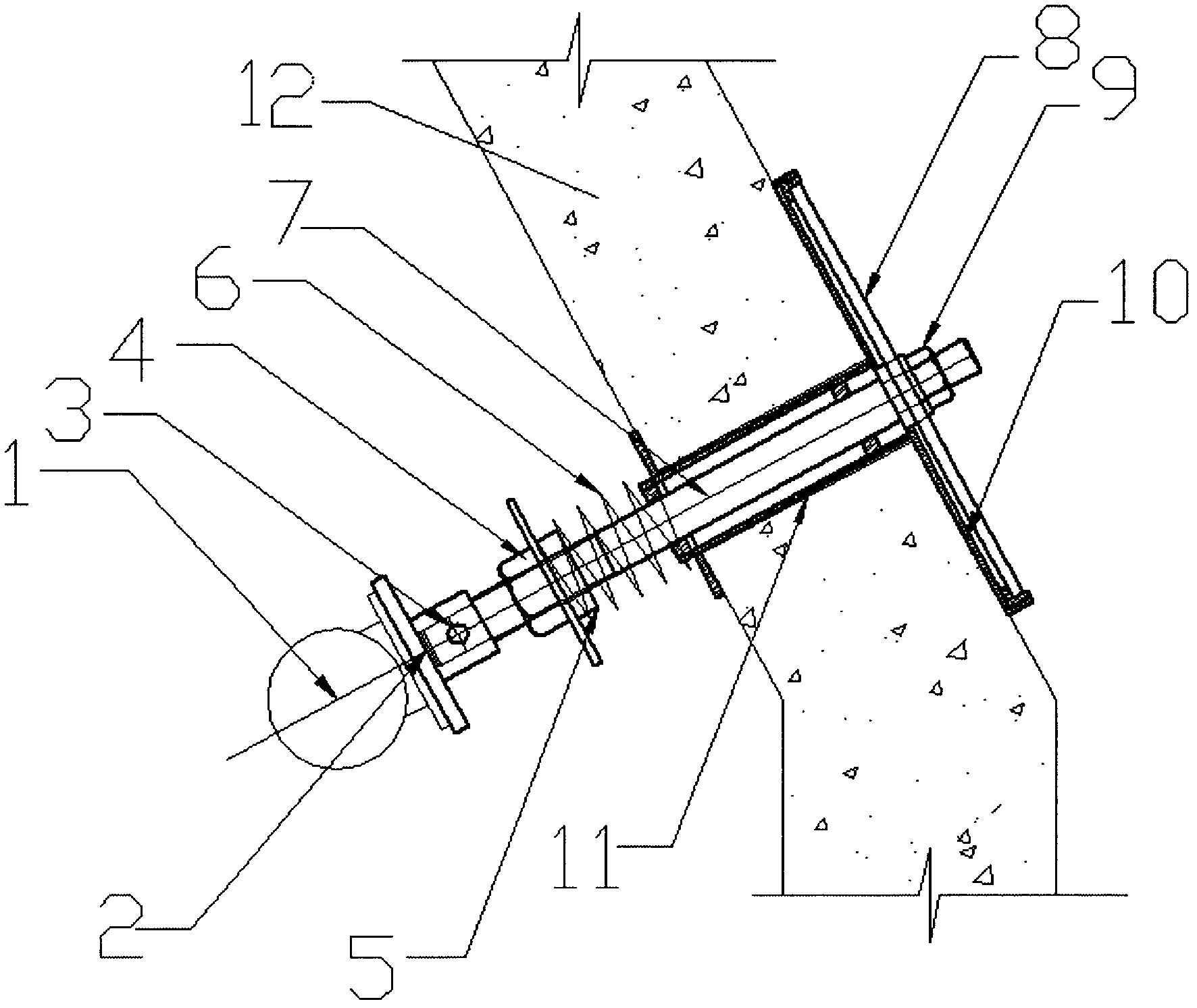 Coal bunker wall vibrating device