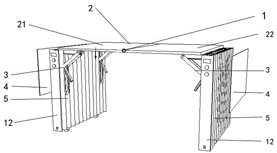 Foldable table with electric heaters