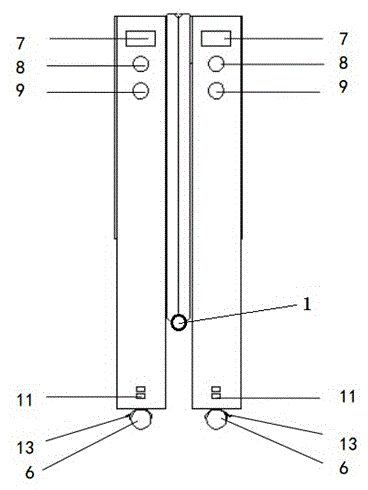 Foldable table with electric heaters