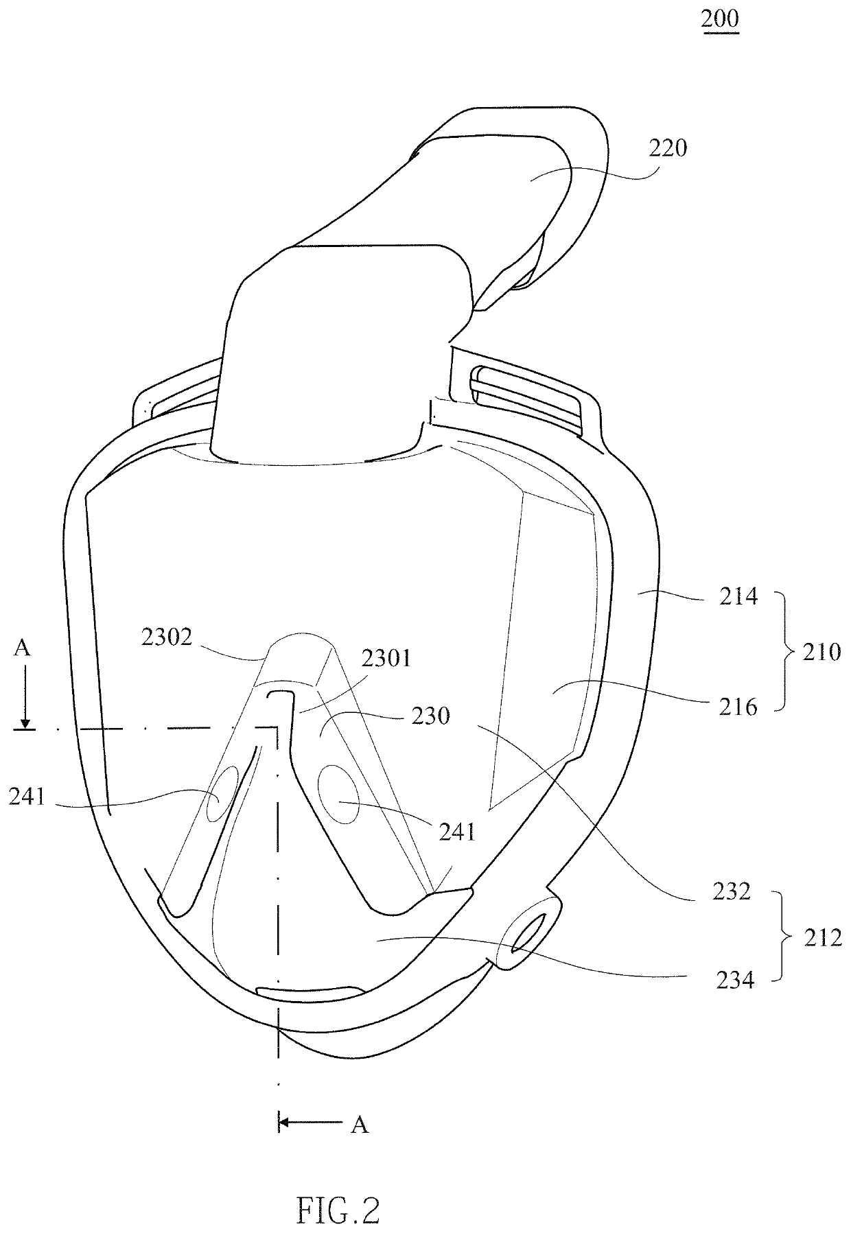 Full-face mask