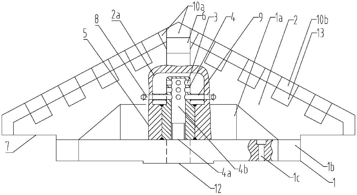 Central fishtail cutter