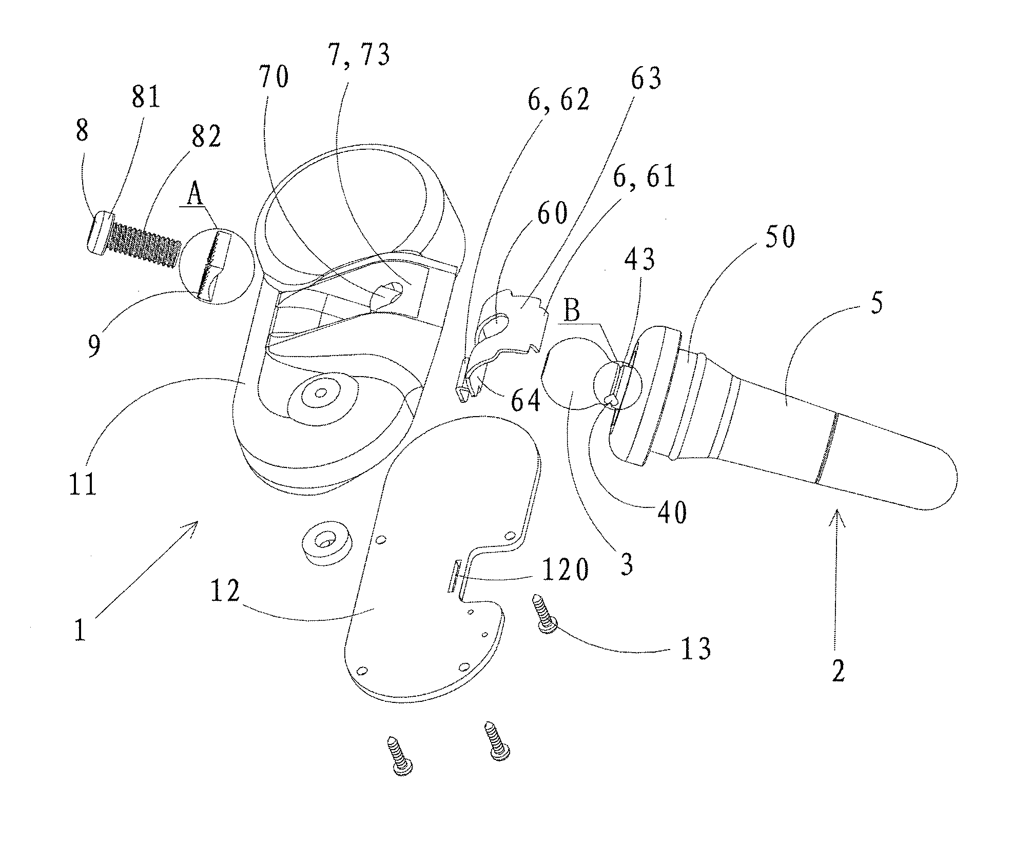 Signal transmission device for tire pressure gauge with a gas nipple