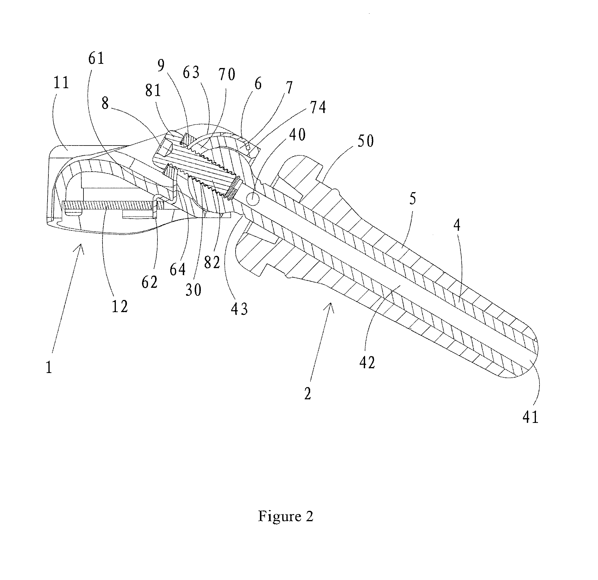 Signal transmission device for tire pressure gauge with a gas nipple