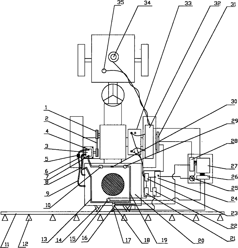 Intelligent variable medicine spraying machine based on prescription chart control