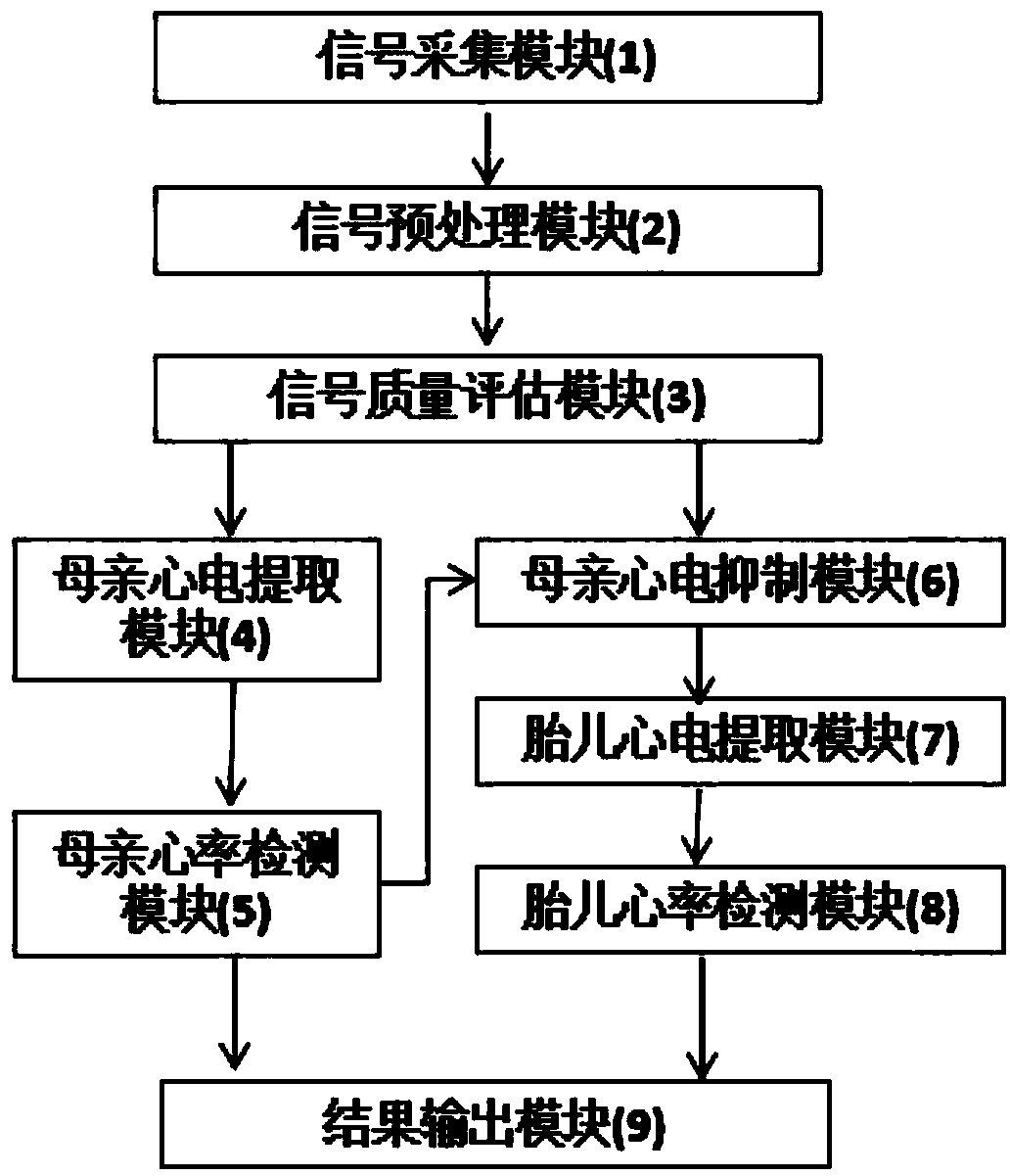 System for monitoring heart rate of fetus in mother body