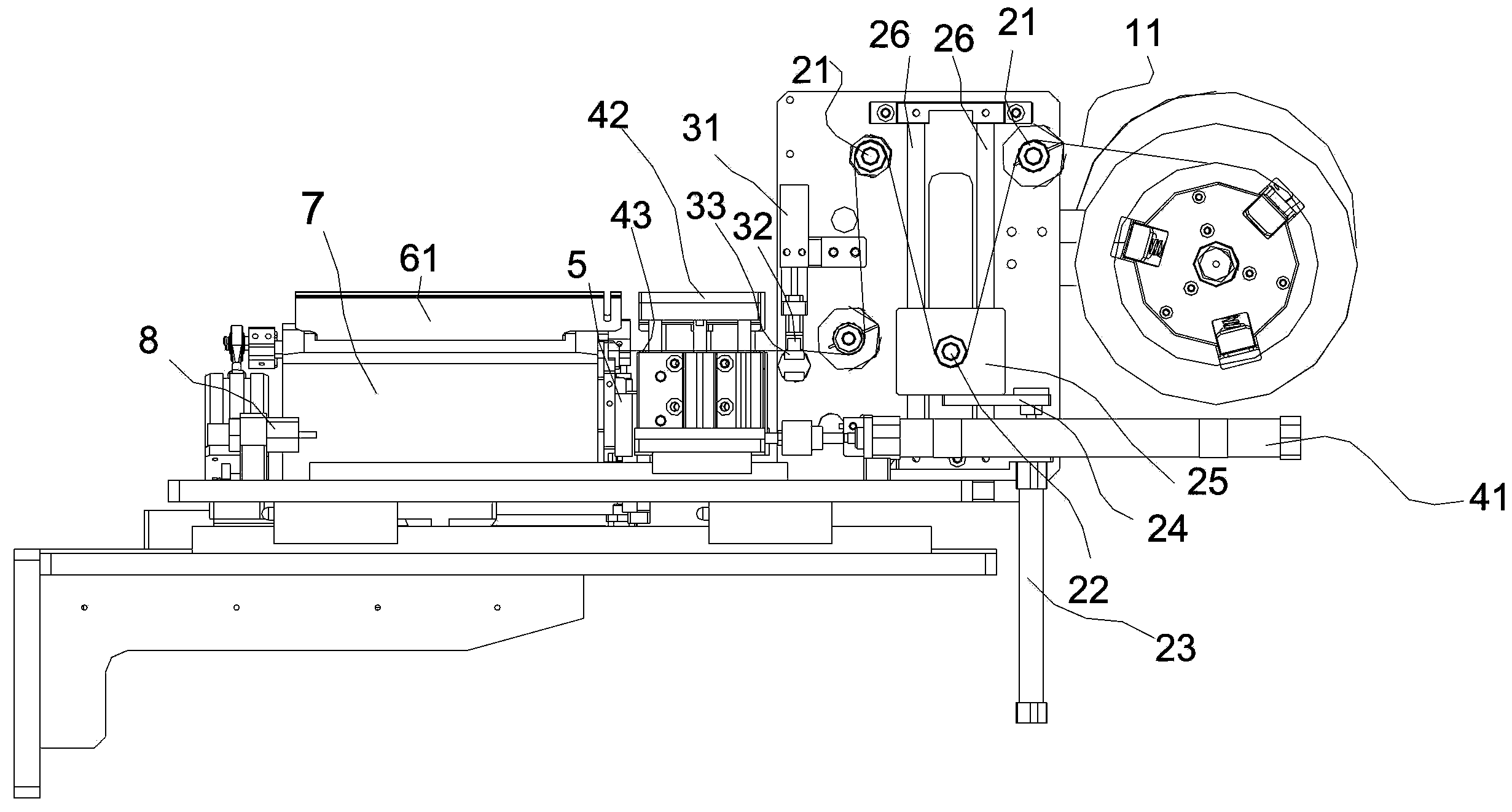 Glue spreading device and glue spreading equipment