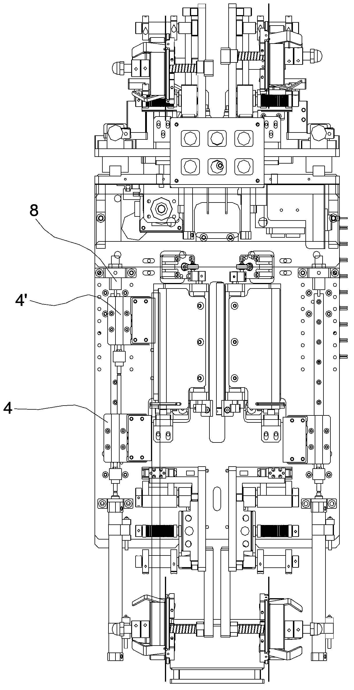 Glue spreading device and glue spreading equipment