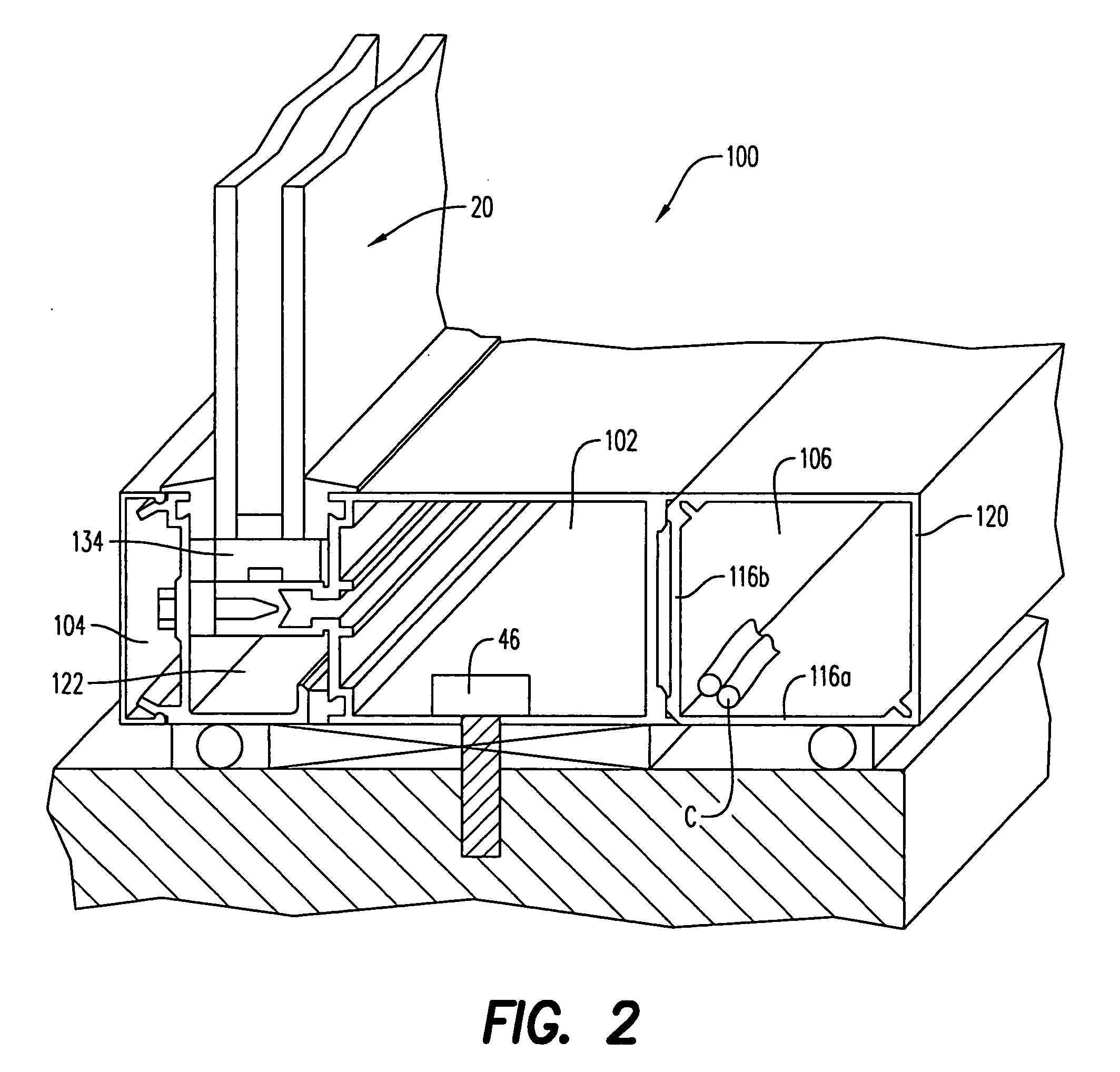 Integrated curtain wall and wireway distribution system