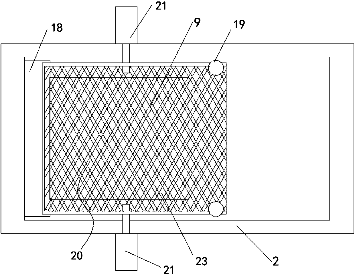 Classification sieving type tea leaf loading trolley