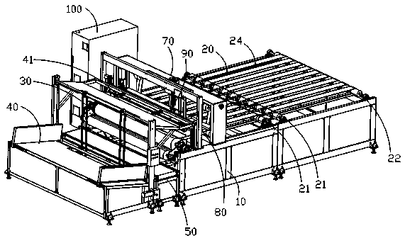 Automatic tubular material feeding conveying equipment