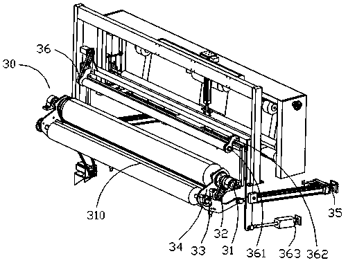 Automatic tubular material feeding conveying equipment