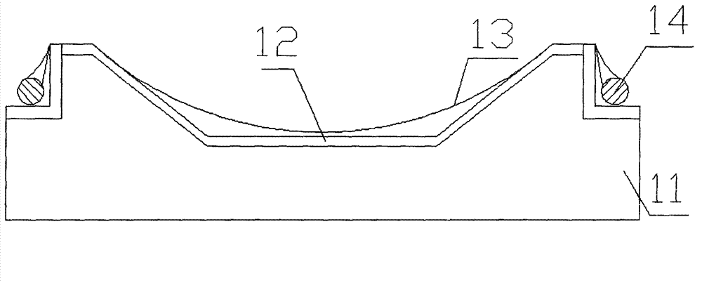 Asbestos tile forming method