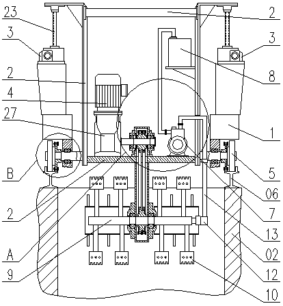 Novel fermenting bed device and fertilizer fermenting method