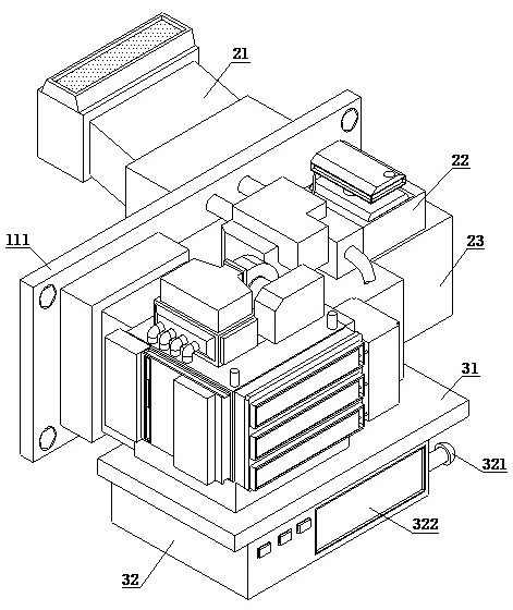 Heating, ventilation and humidification device with air purification function and implementation method thereof