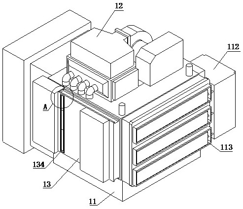 Heating, ventilation and humidification device with air purification function and implementation method thereof