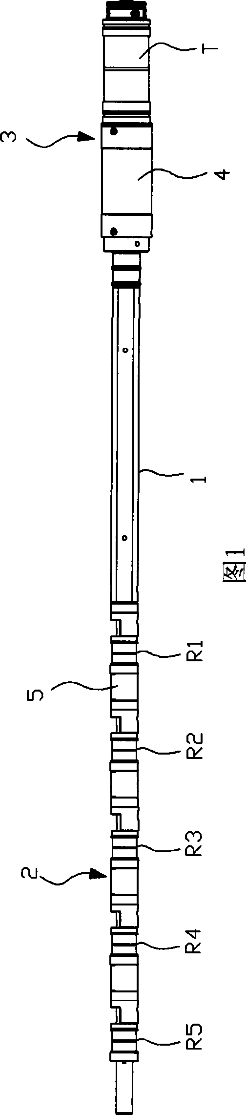 Acoustic logging instrument of novel acoustic array structure