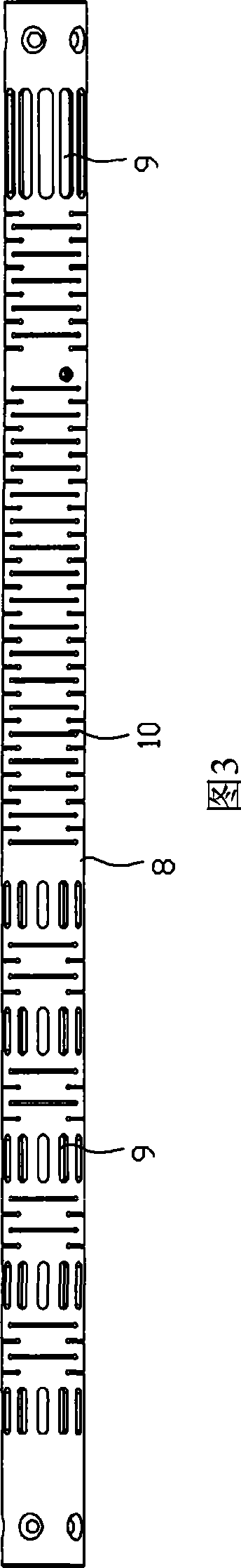 Acoustic logging instrument of novel acoustic array structure