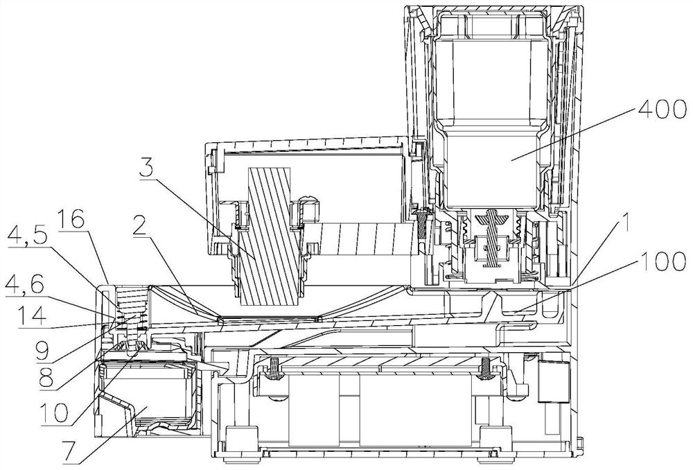 An ultrasonic cleaning device