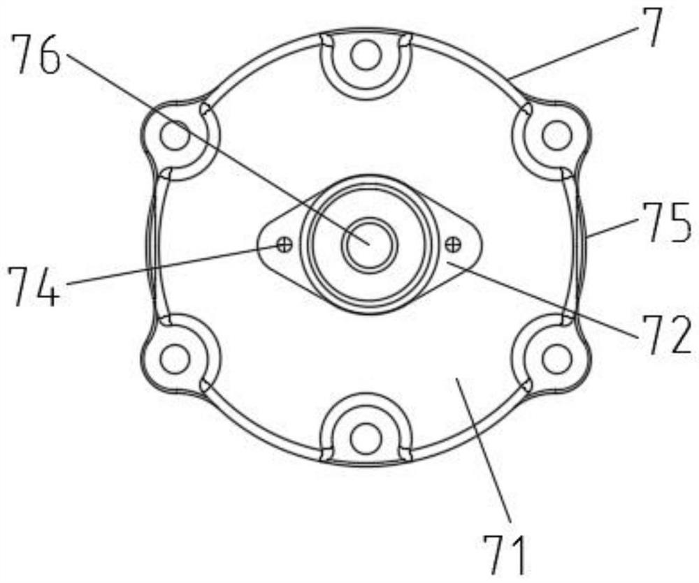 Pump body structure of sewage pump