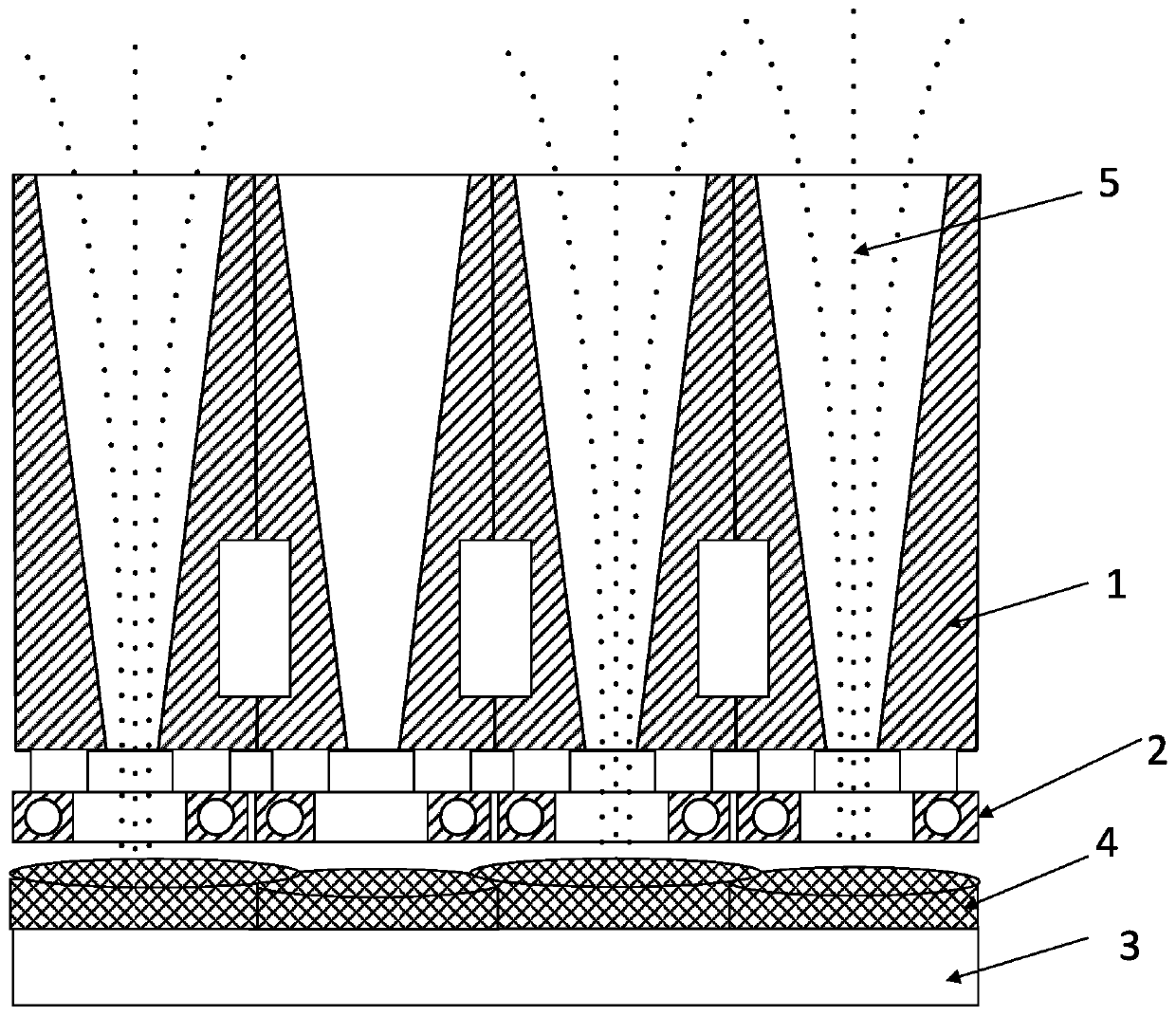 A three-dimensional printing method of nano-metal powder based on induction heating