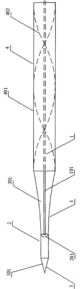 Deep hole anti-explosive explosive processor