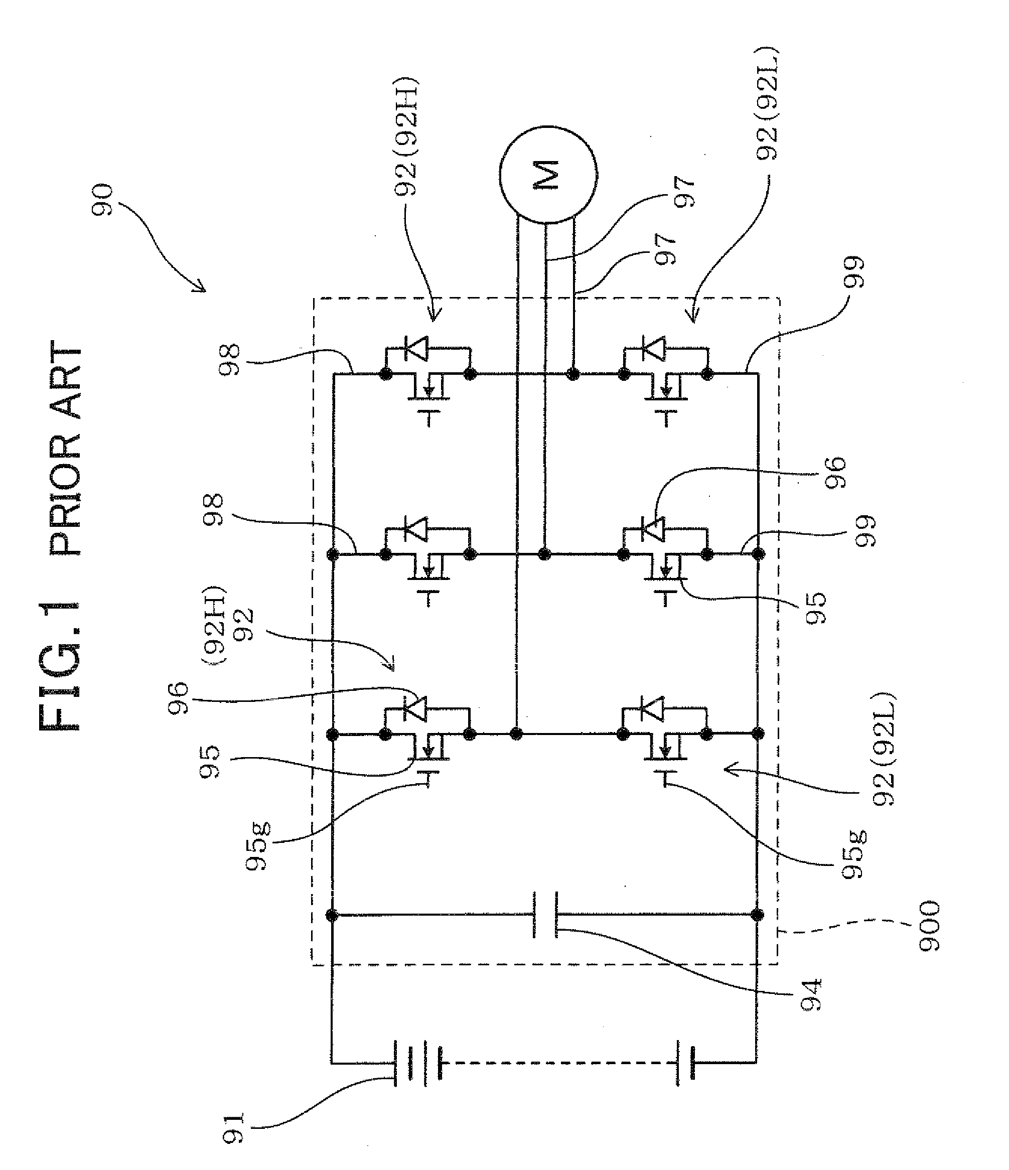 Semiconductor module with electrical switching elements