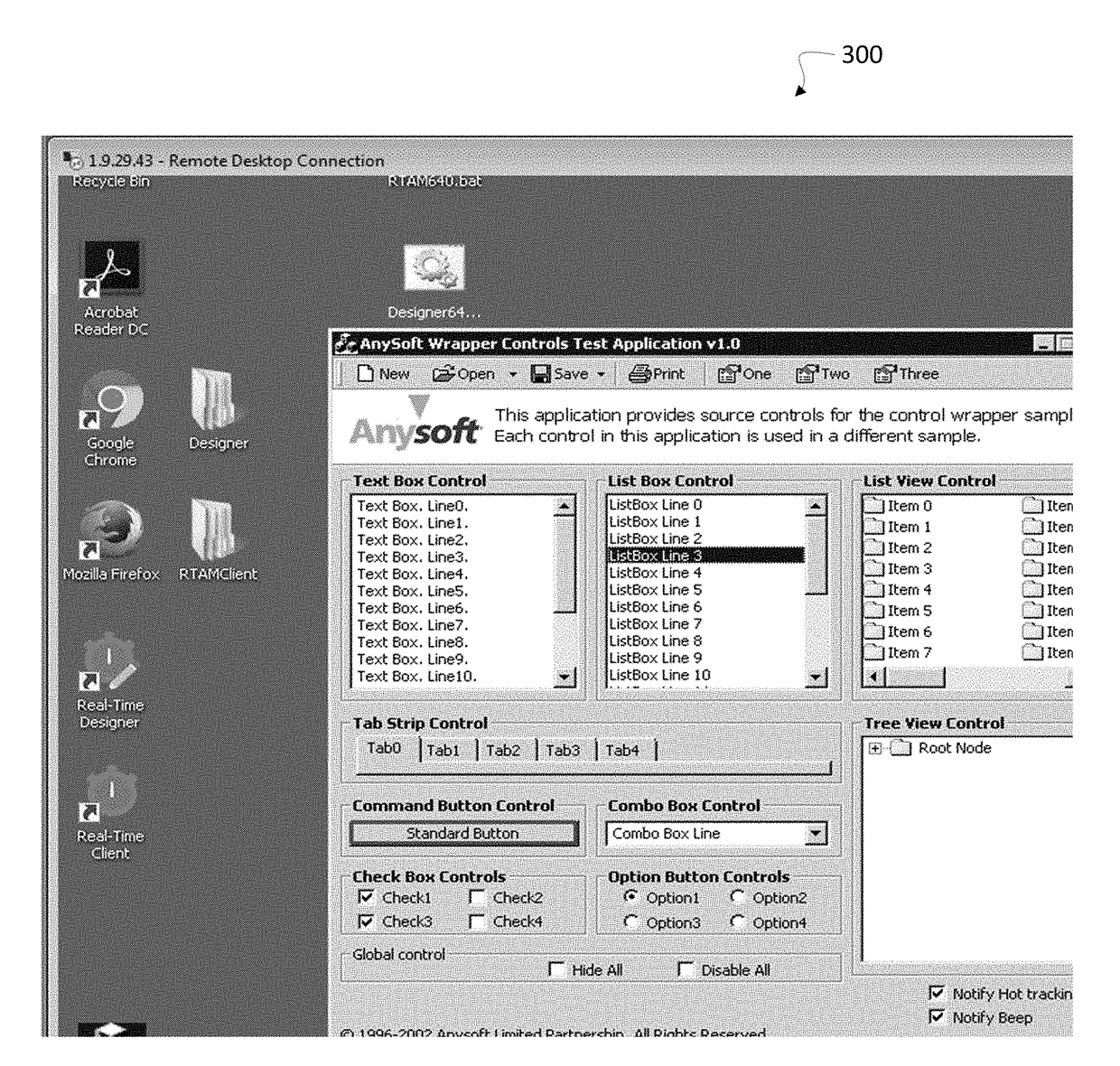 Image based method and system for building object model and application states comparison and graphic-based interoperability with an application