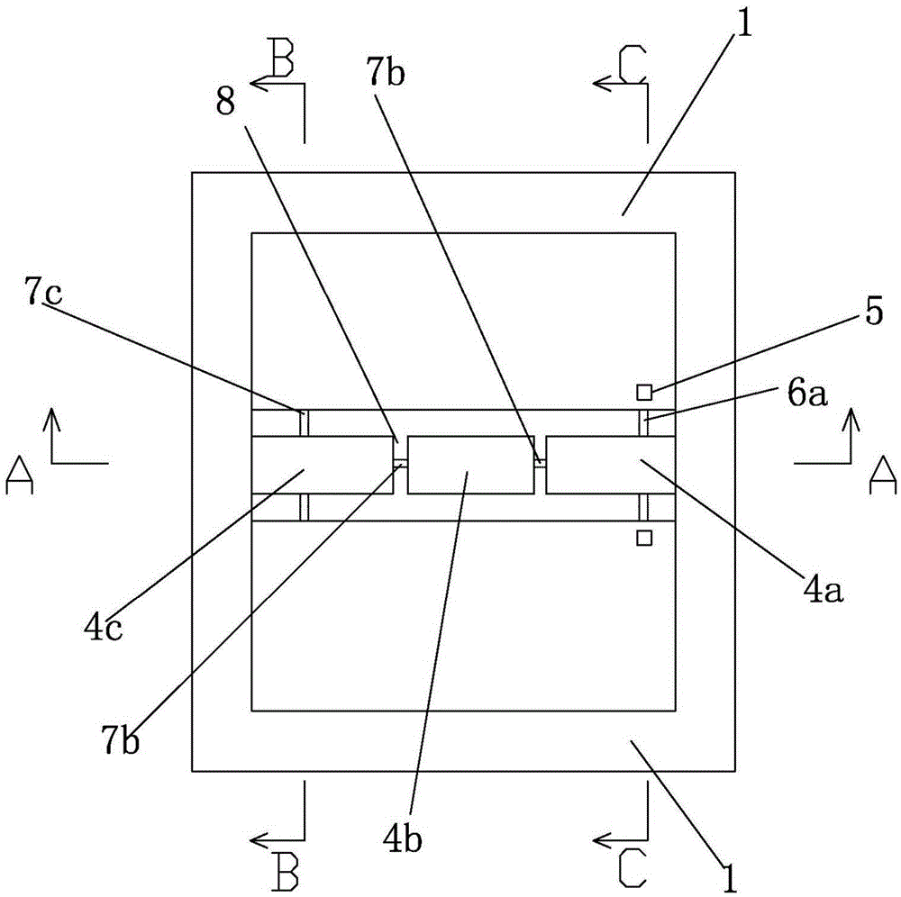 Multi-order surface flow artificial wetland symbiotic ecosystem based on pond ridge and application method