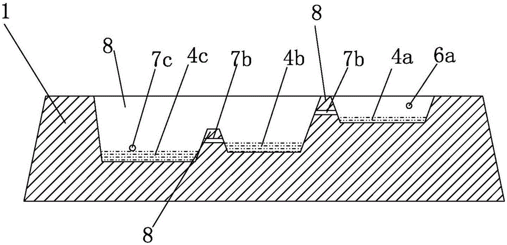 Multi-order surface flow artificial wetland symbiotic ecosystem based on pond ridge and application method