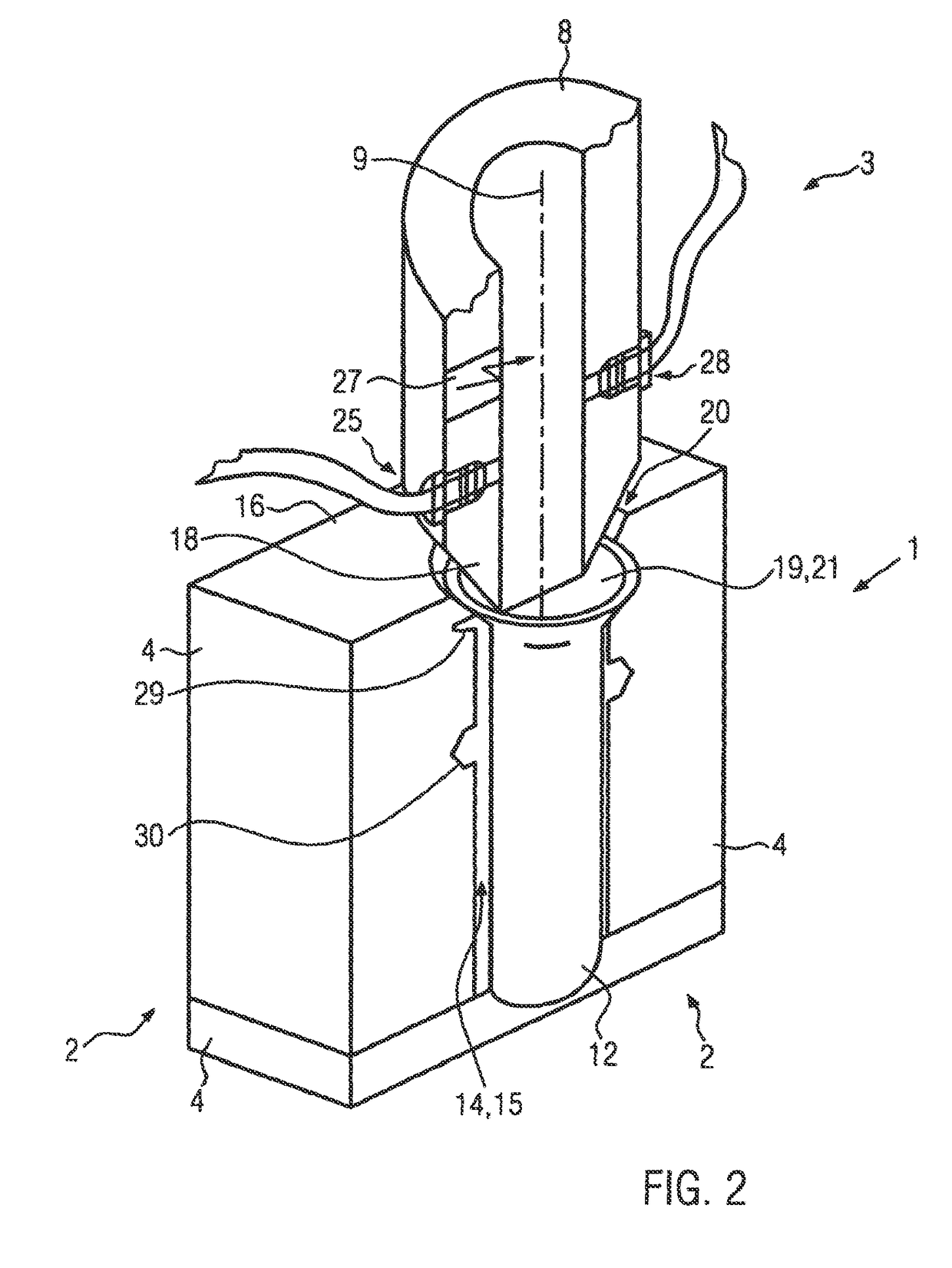 Method and mould arrangement for explosion forming